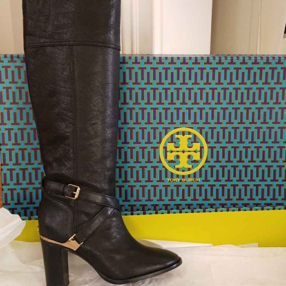 Tory Burch tall leather boot